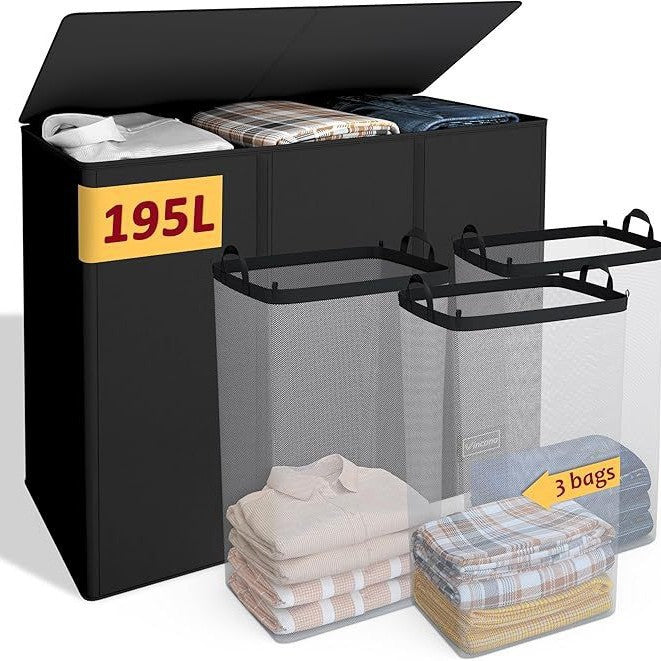 Large storage chest with lid and interior compartments Kalsten