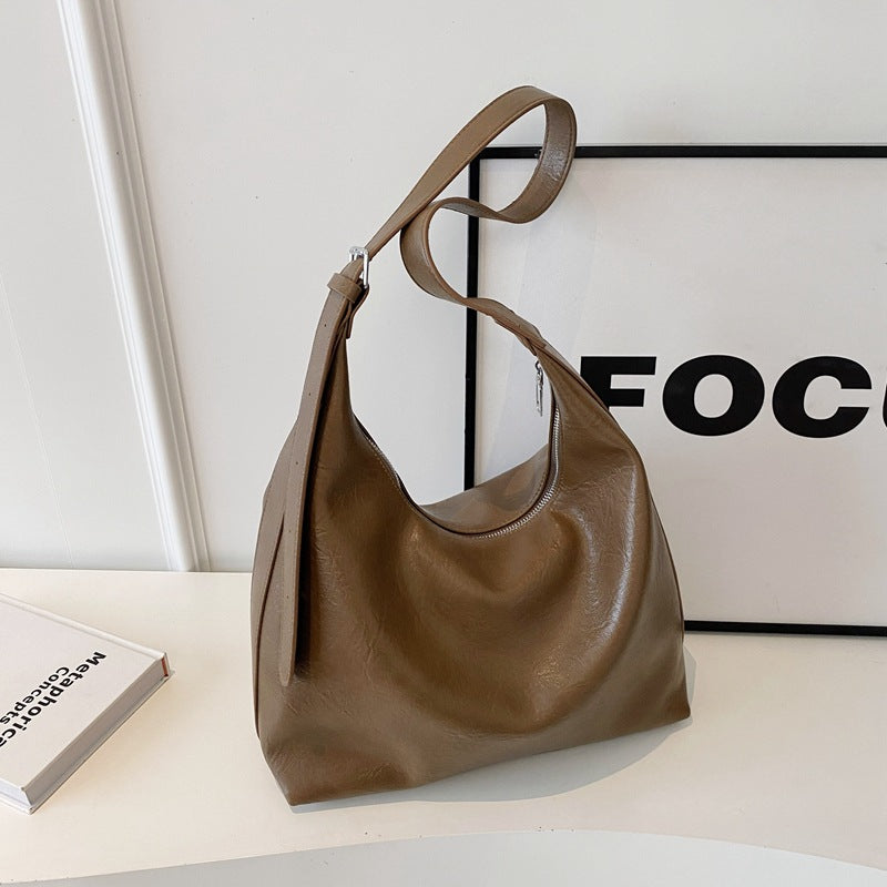 Soft Leather Hobo Handbag Kalsten