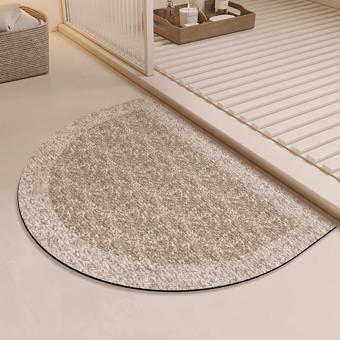 Round Bathroom Area Mat
