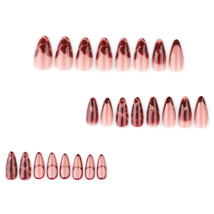 Artificial nails with elegant decorations Kalsten