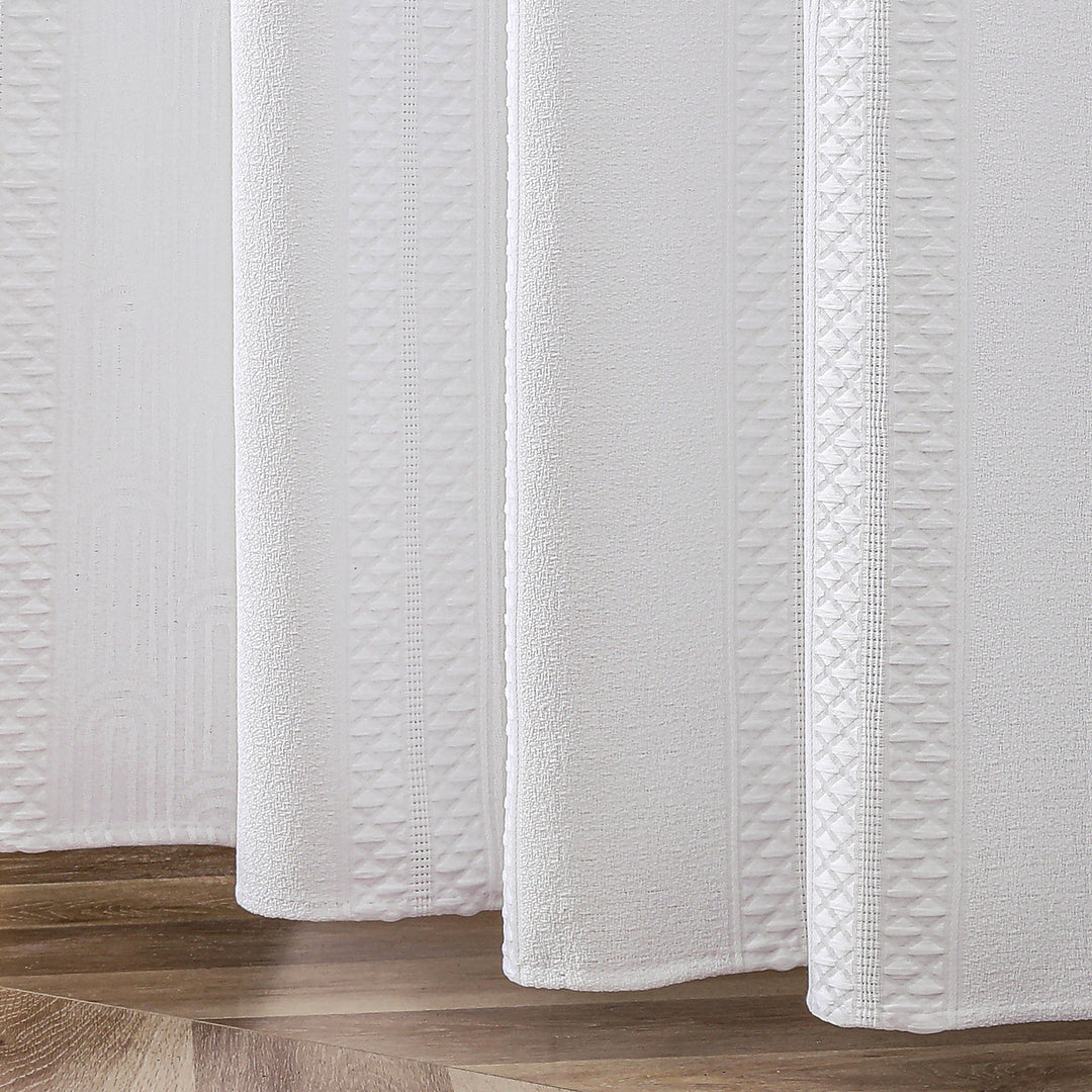 Textured Embossed Shower Curtain Kalsten