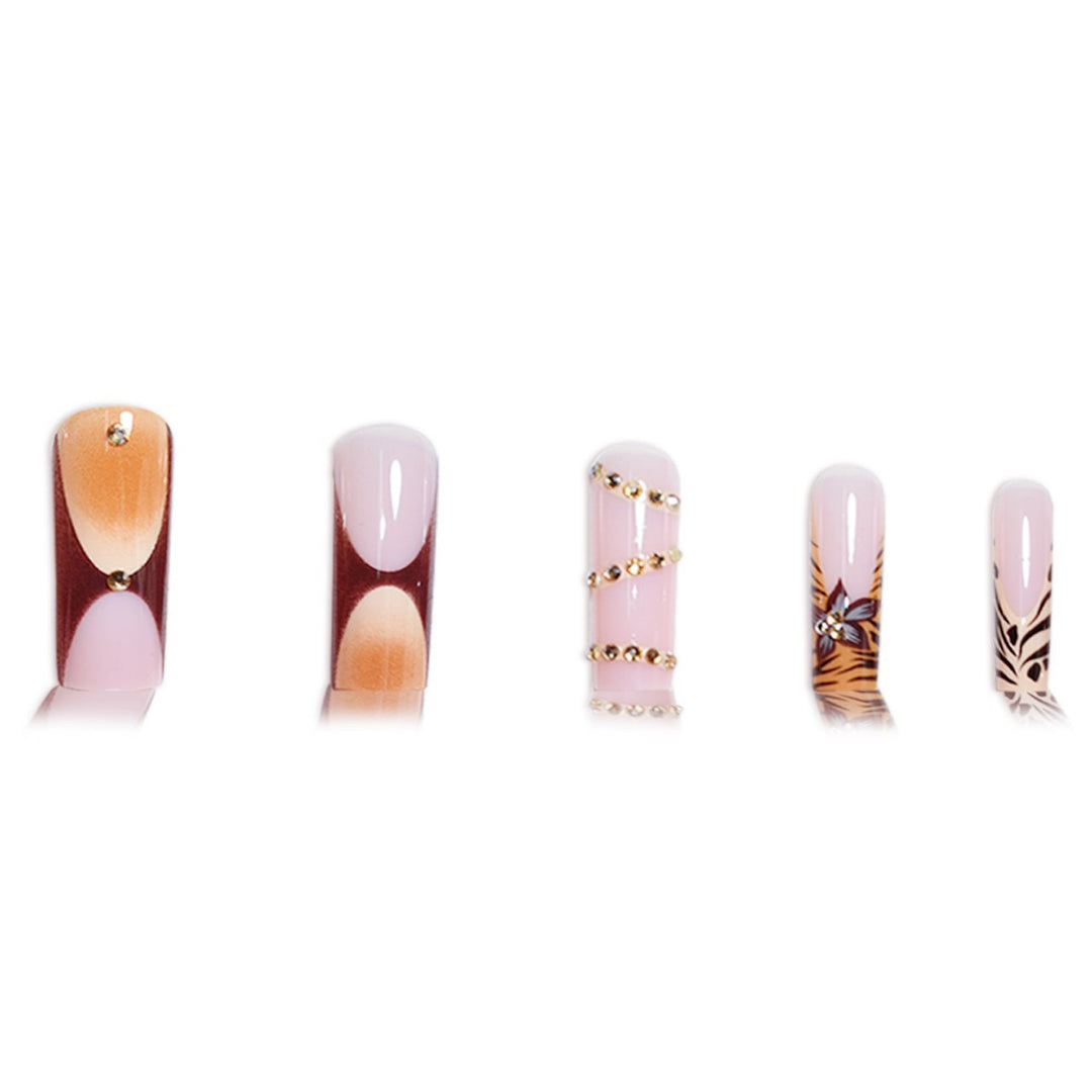 Elegant Acrylic Press-On Nail Art Set Kalsten