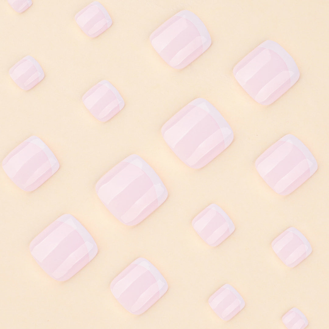 Elegant and Easy-to-Care-for Toenail Art Kalsten