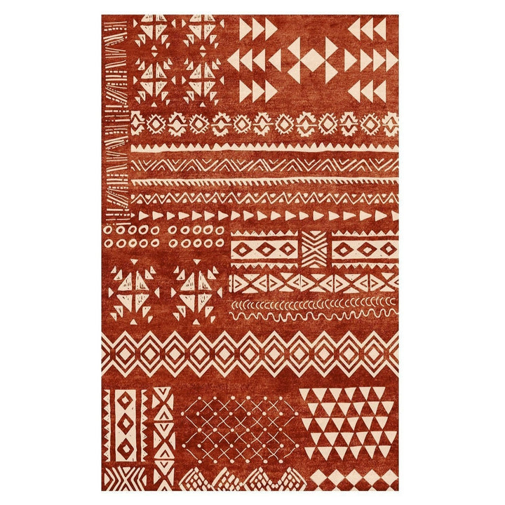 Vintage Floral Patterned Area Rug