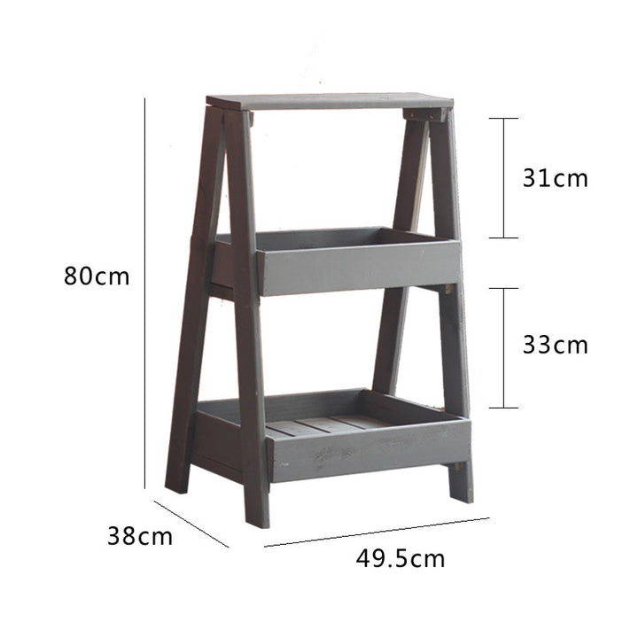 Wooden shelf Kalsten