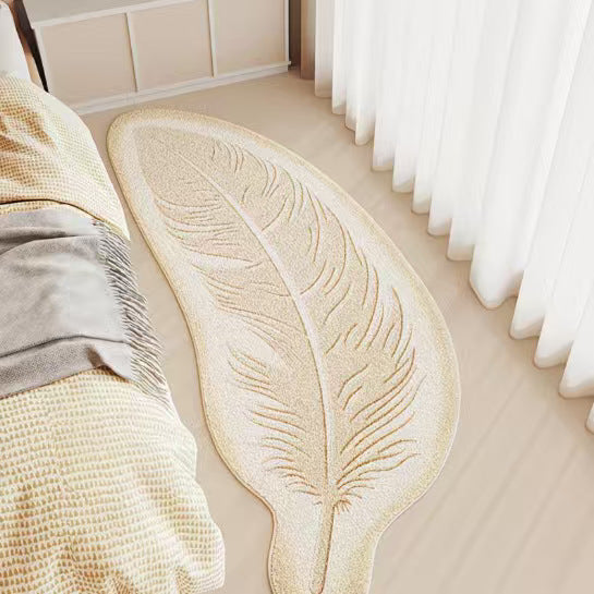 Leaf-Shaped Area Rug