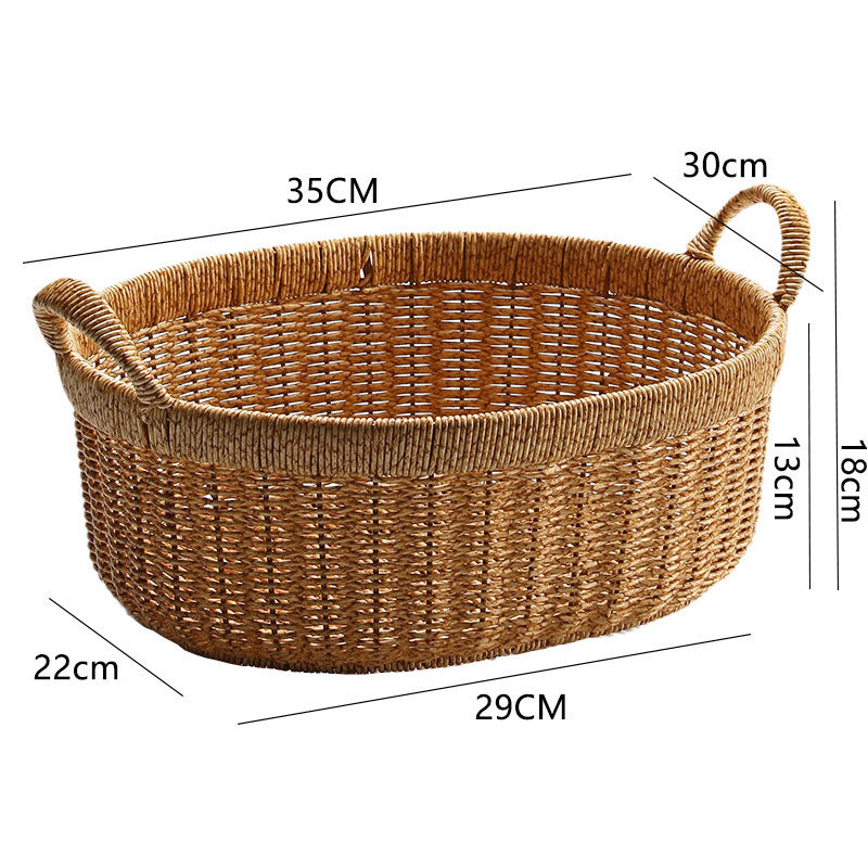 Handcrafted Wicker Storage Basket Kalsten