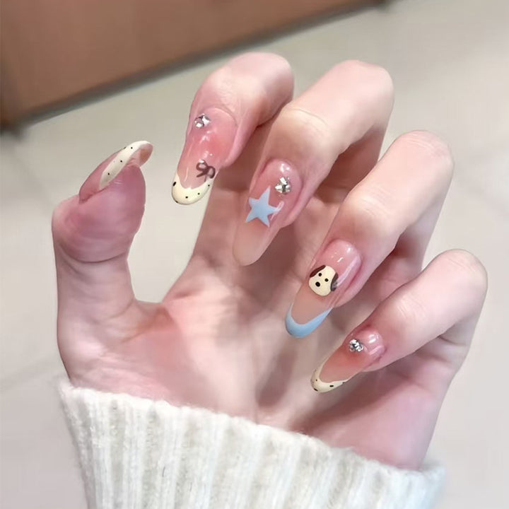 Creative Themed Press-On Nail Set Kalsten