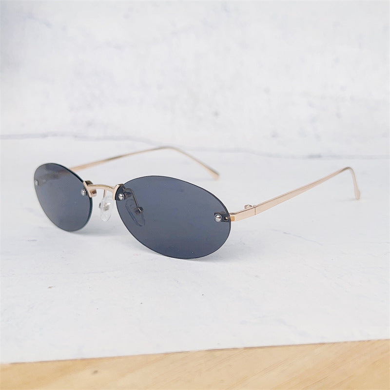 Minimalist Oval Frame Glasses Kalsten