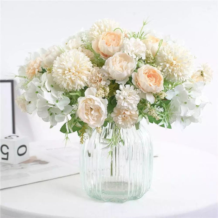 Realistic Artificial Floral Bouquet Arrangement