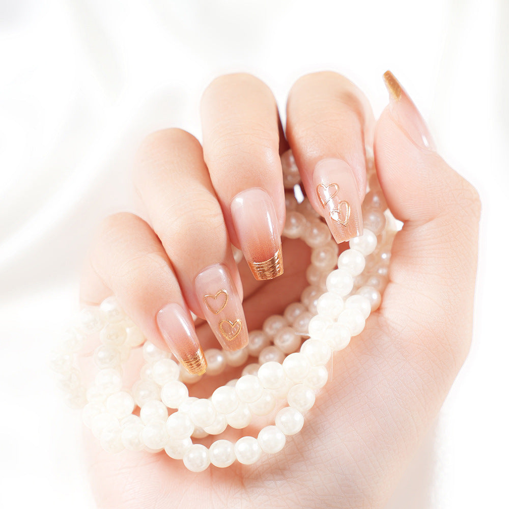 Intricate Nail Art Press-On Tips Kalsten