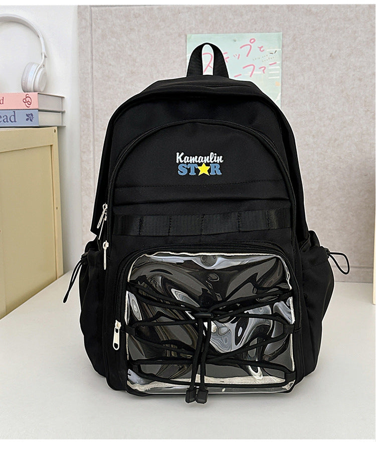 Transparent Front School Backpack