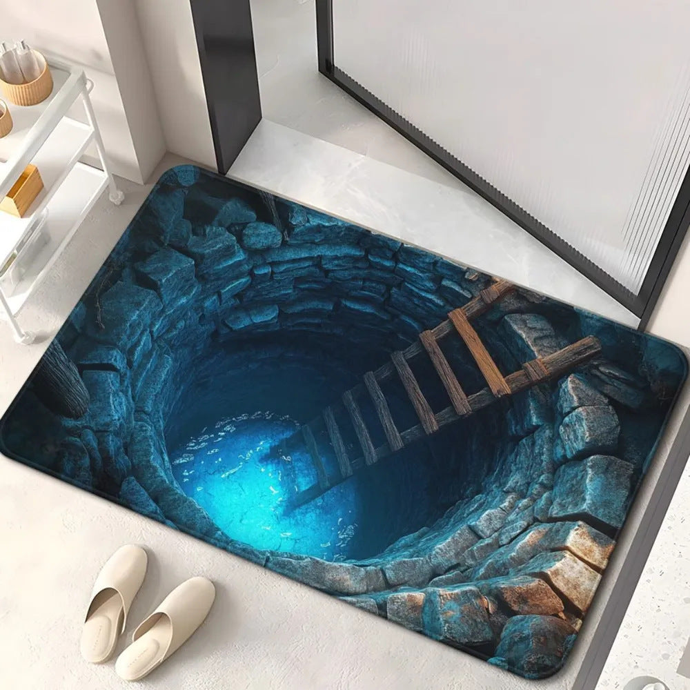 Artistic 3D Optical Illusion Area Rug