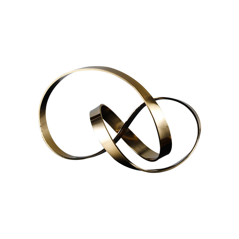 Modern Decorative Loop Sculpture