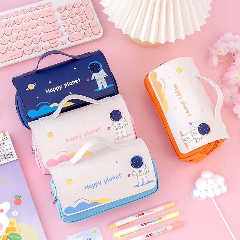 Stylish Astronaut-themed Pencil Case Kalsten