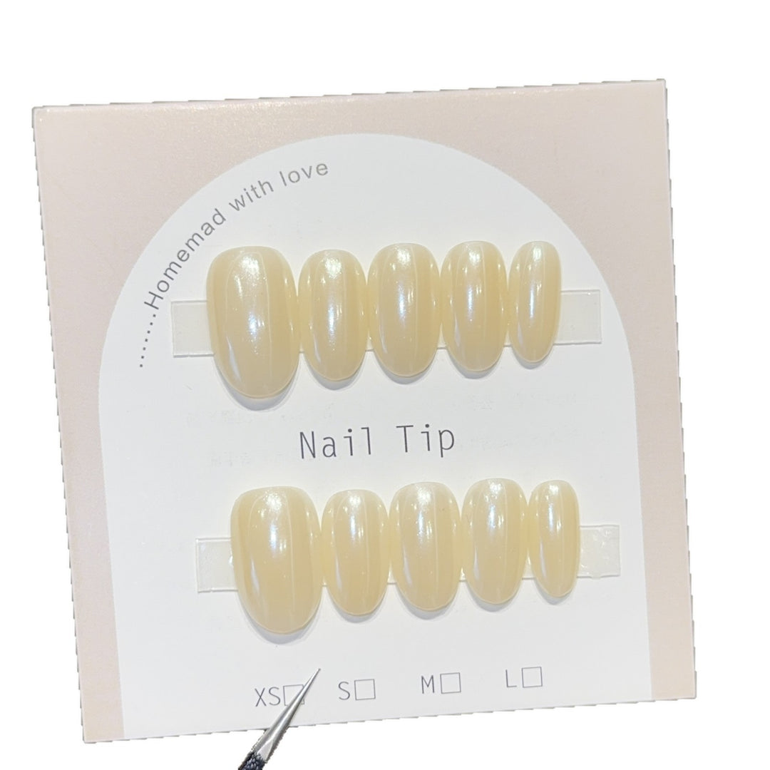 Artificial Nail Tips with Natural Shine Kalsten