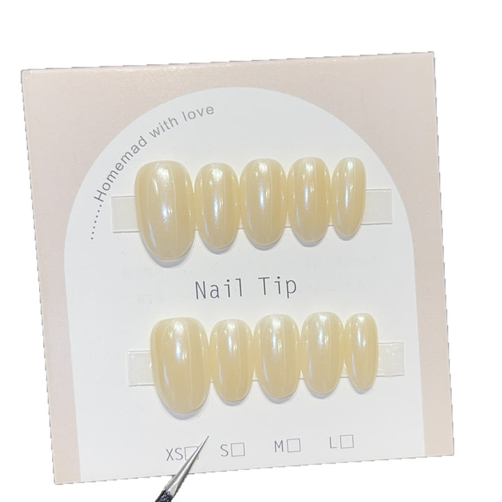Artificial Nail Tips with Natural Shine Kalsten