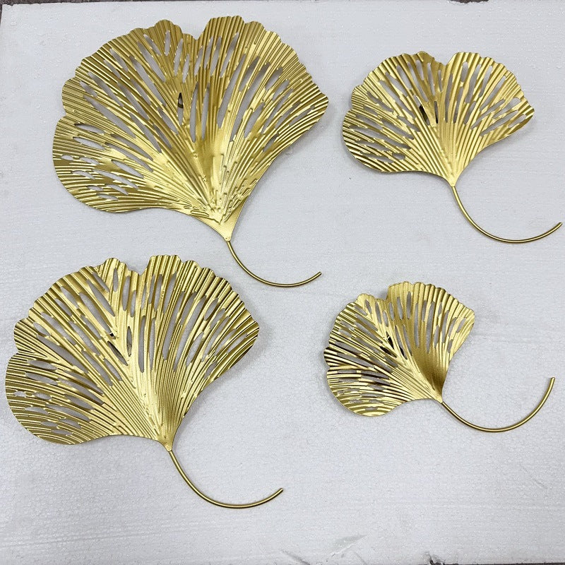 Elegant Ginkgo Leaf Wall Art Hooks Kalsten