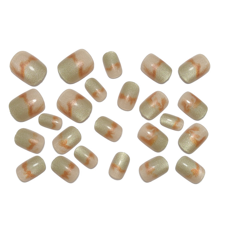 Artificial nails in modern marble design Kalsten
