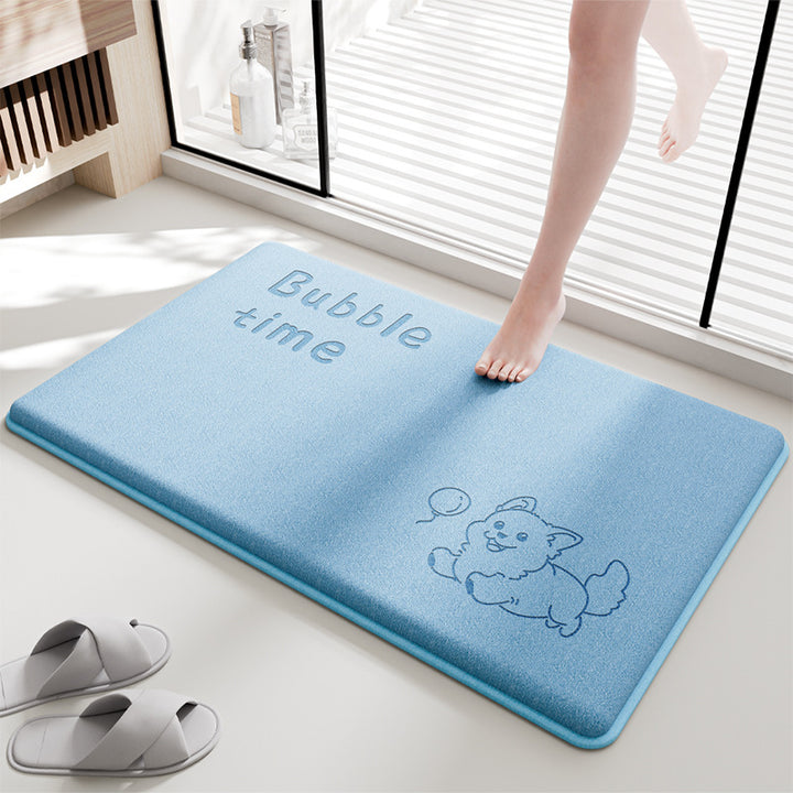Cute Bear Design Bathroom Mat Kalsten