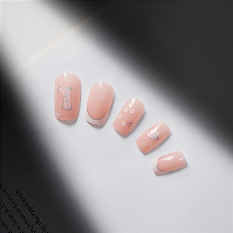 Artistic Press-On Nail Art with Unique Illustrations Kalsten