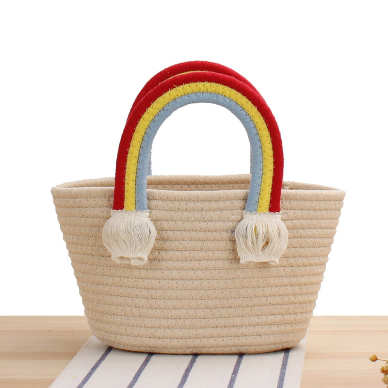 Handbag In Cheerful Rainbow Design Kalsten