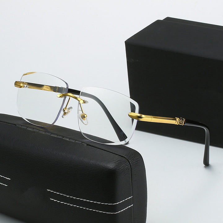 Women's square sunglasses with stylish plastic and metal details Kalsten