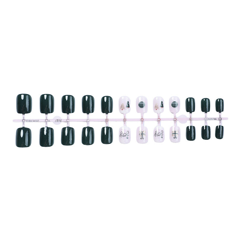 Artificial nail set with winter decoration Kalsten