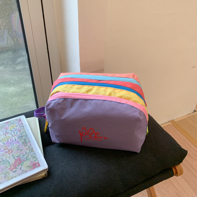 Multi-Zipper Cosmetic Bag Kalsten