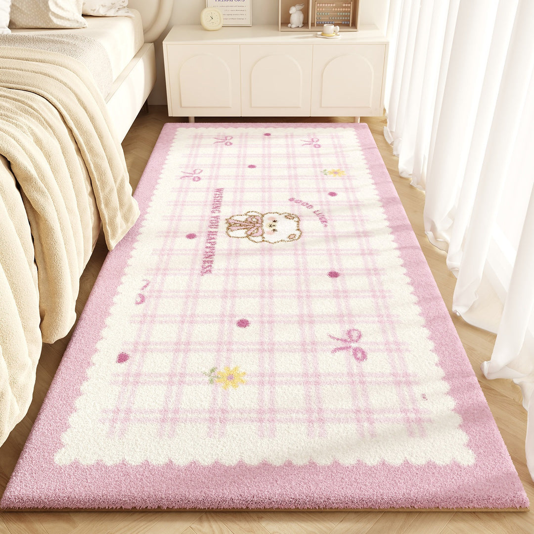 Cute Cartoon-Themed Plush Bath Mat