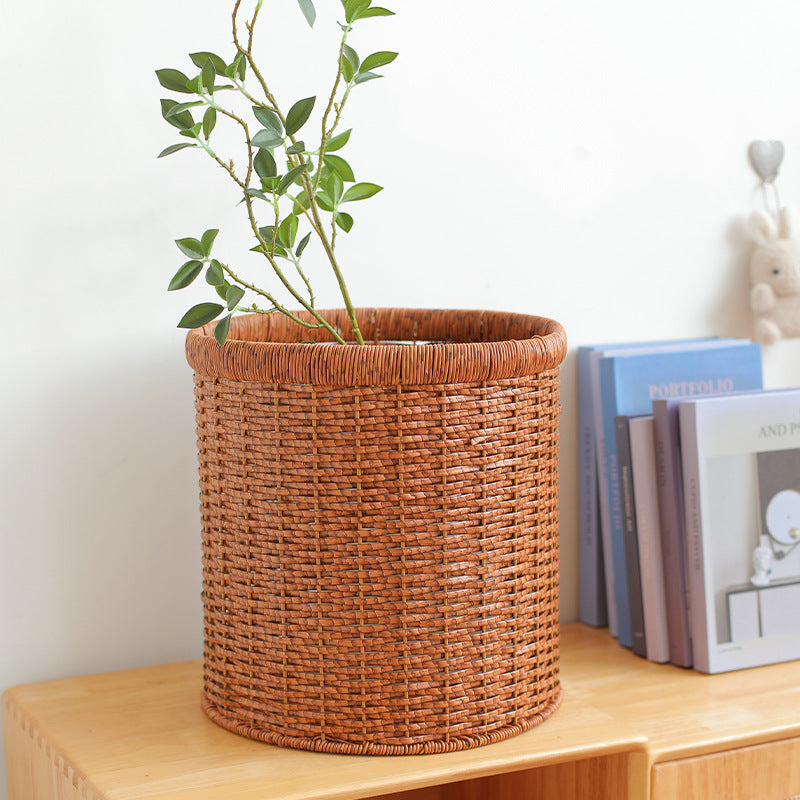 Unisex Handwoven Storage Container Made of Natural Material Kalsten