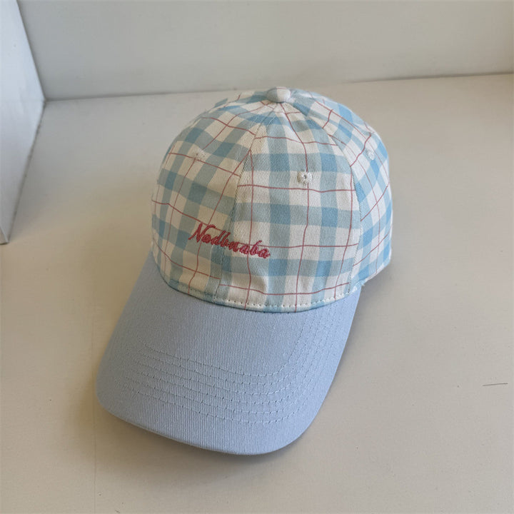 Women's Adjustable Plaid Baseball Cap Kalsten