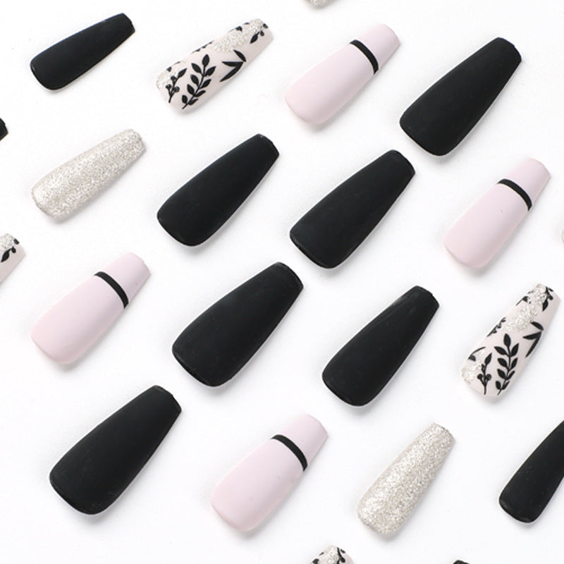 Artful Nail Extensions with Elegant Decoration Kalsten