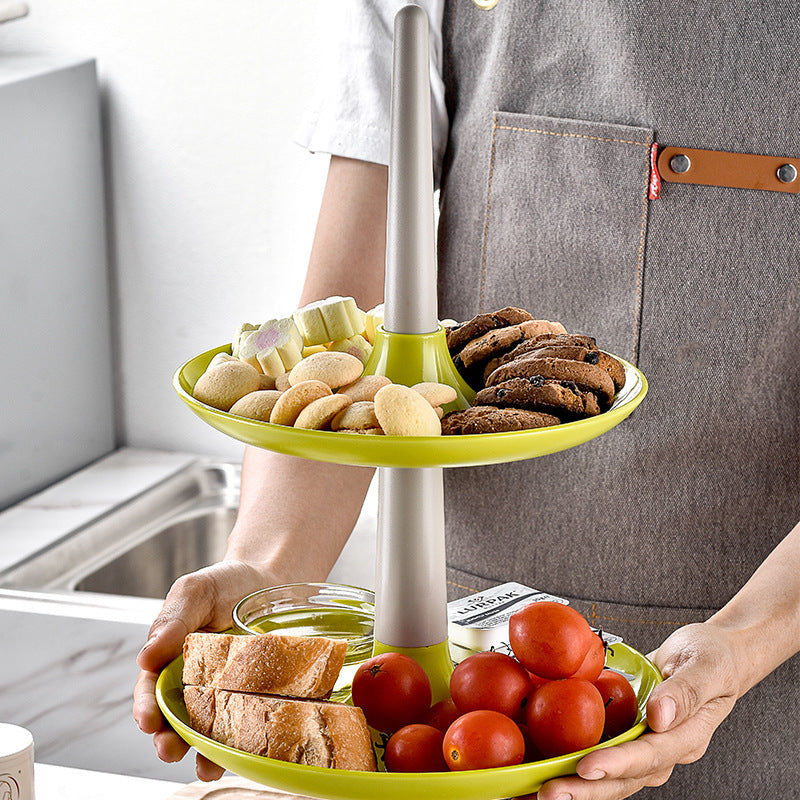 High-Quality Two-Tier Serving Stand Made of Porcelain Kalsten
