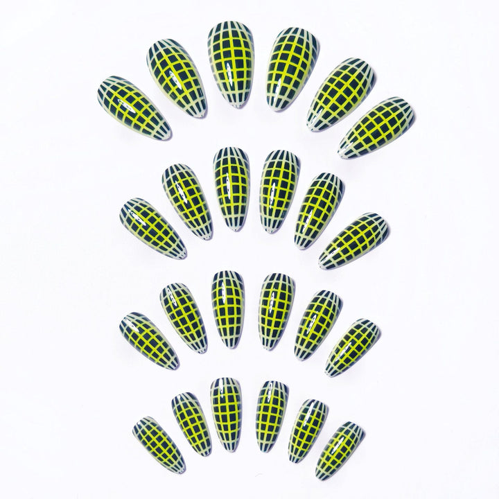 Creative Art Nails with Modern Net Design Kalsten