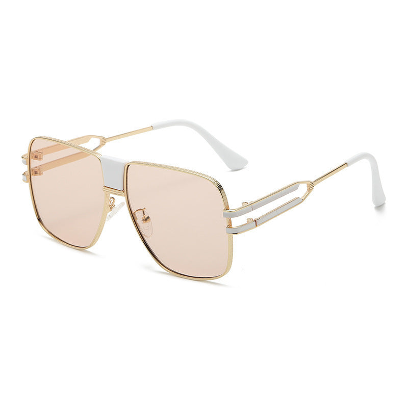 Women modern square sunglasses with elegant metal frame Kalsten