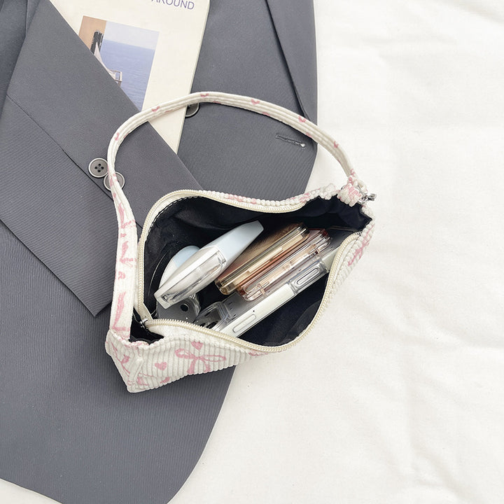 Cute Bow-Patterned Micro Crossbody Bag