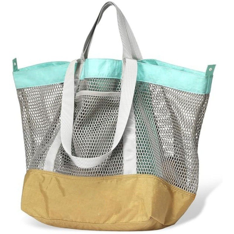 Spacious mesh tote bag with insulated inner compartment Kalsten