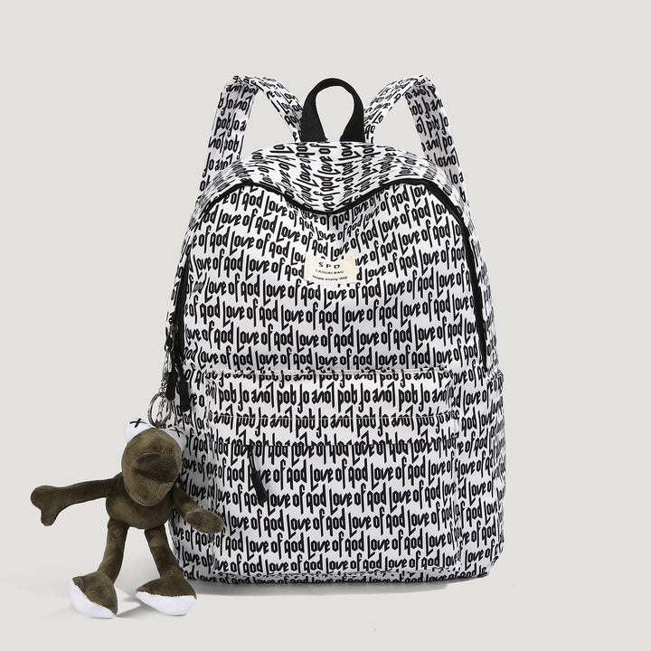 Funky Graphic Print Backpack