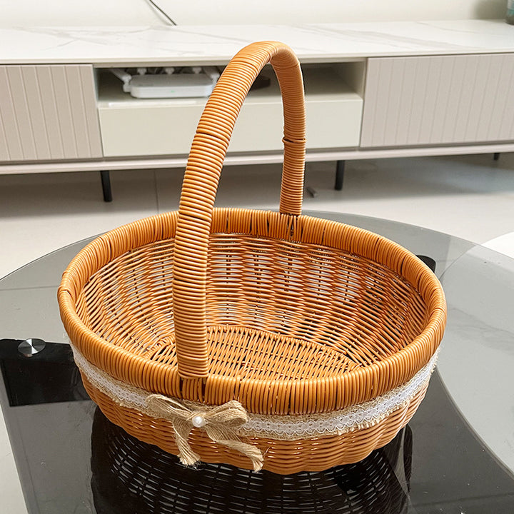 Handcrafted Decorative Wicker Basket Kalsten