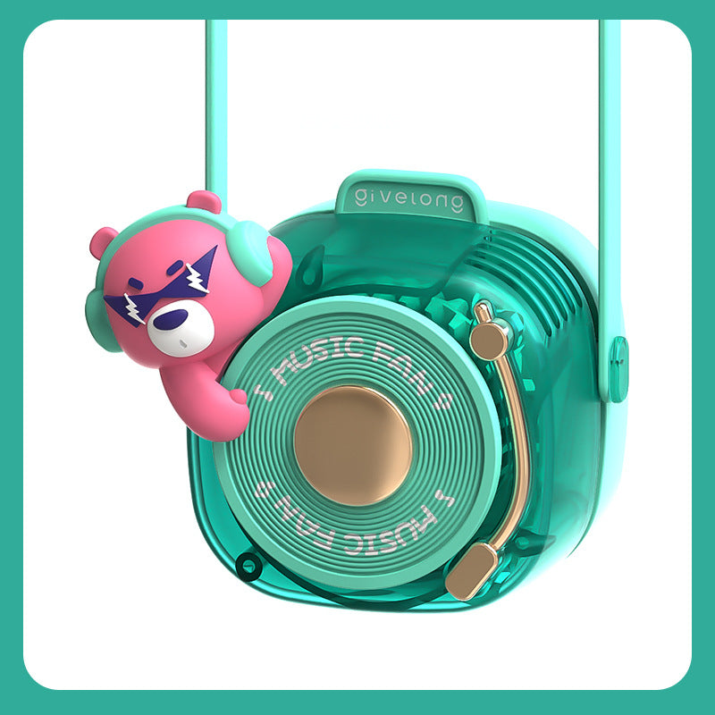 Unisex Portable Mini Fan with Animal Motif Kalsten