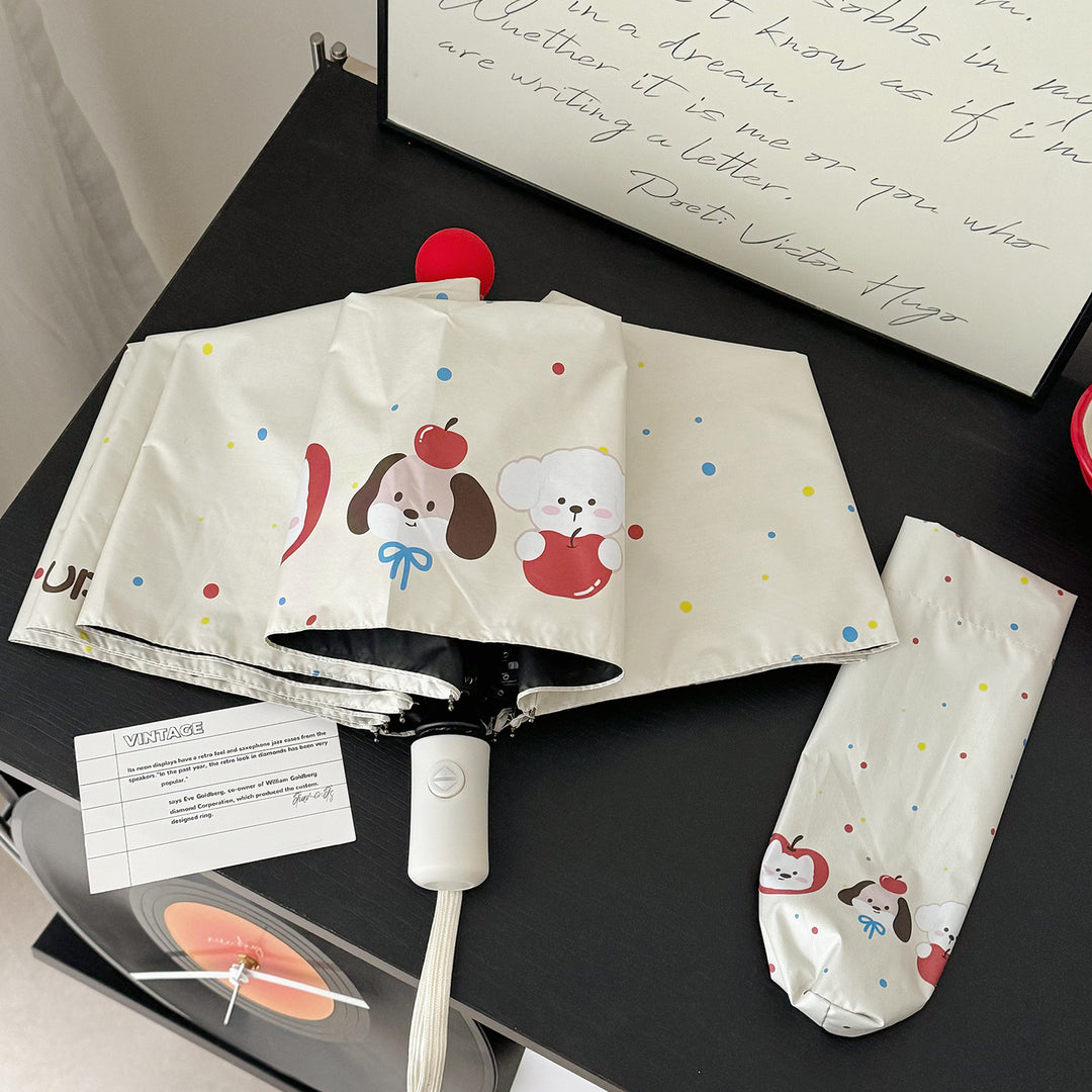 Ladies Folding Umbrella with Playful Design Kalsten
