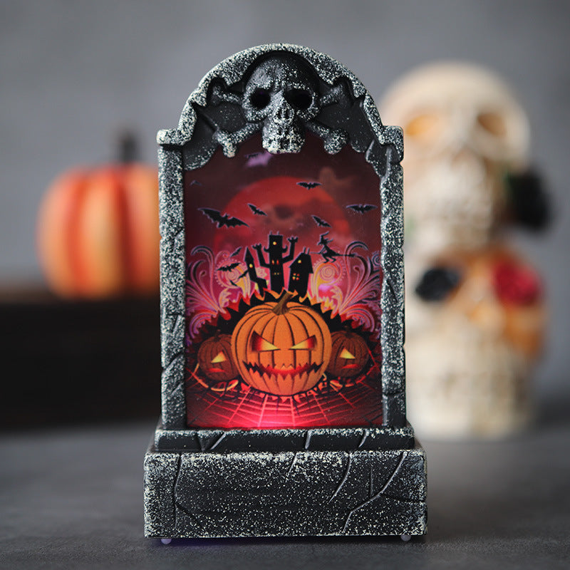 Decorative LED Haunted Graveyard Lantern Kalsten