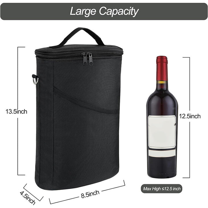 Insulated cooler bag with practical carrying handle and organizer compartments Kalsten
