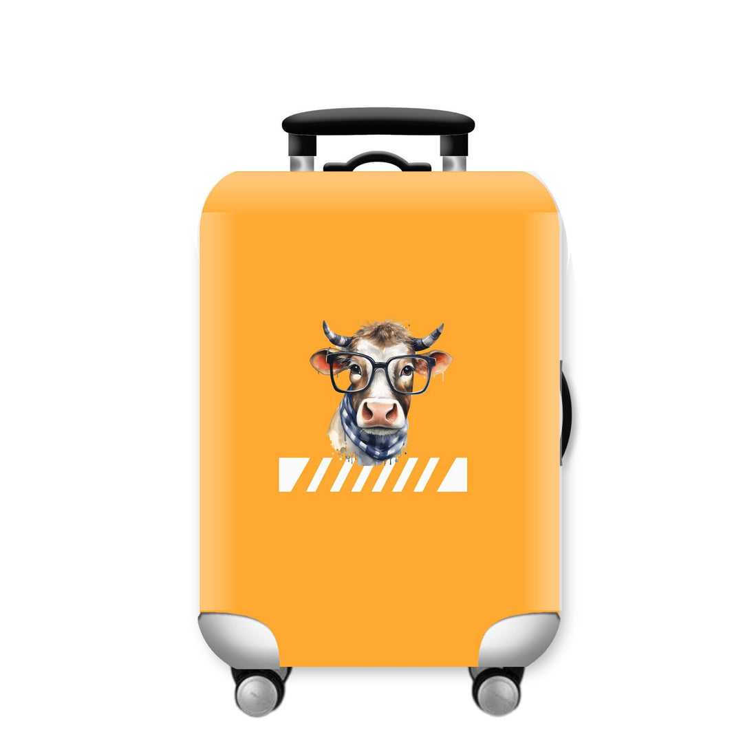 Unisex hard-shell suitcase with funny giraffe design Kalsten