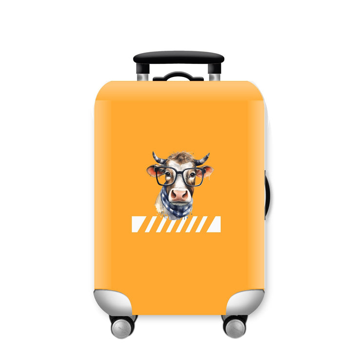 Unisex hard-shell suitcase with funny giraffe design Kalsten