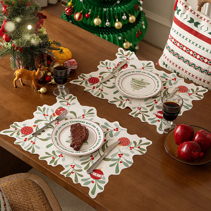 Festive wavy table runner Kalsten