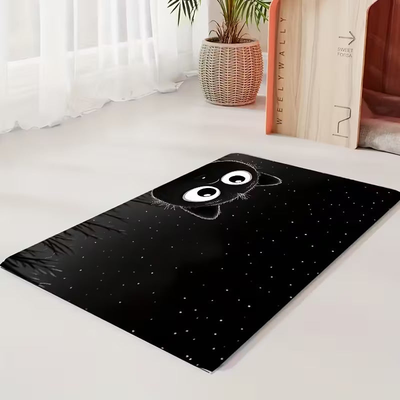 Cute Cartoon Cat Area Mat
