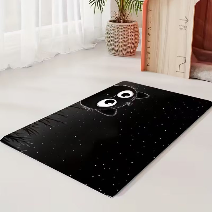Cute Cartoon Cat Area Mat