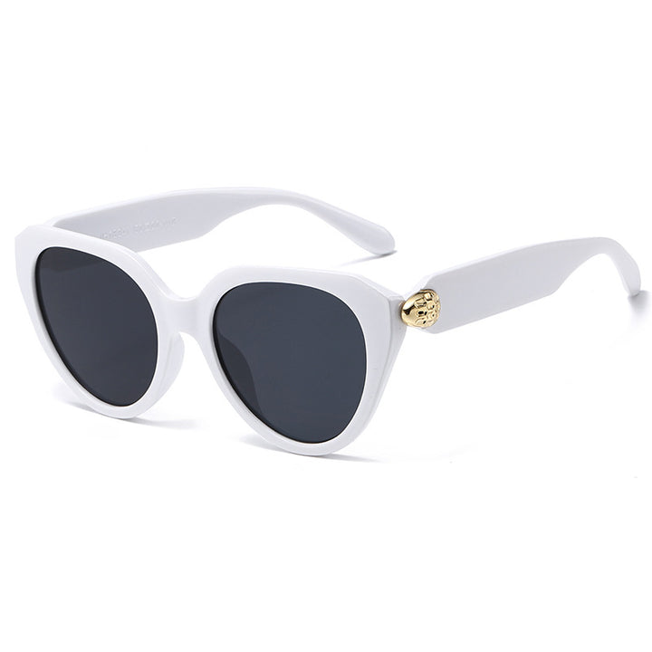 Ladies Cat-Eye Sunglasses with Golden Accents and Protective UV Filter Kalsten
